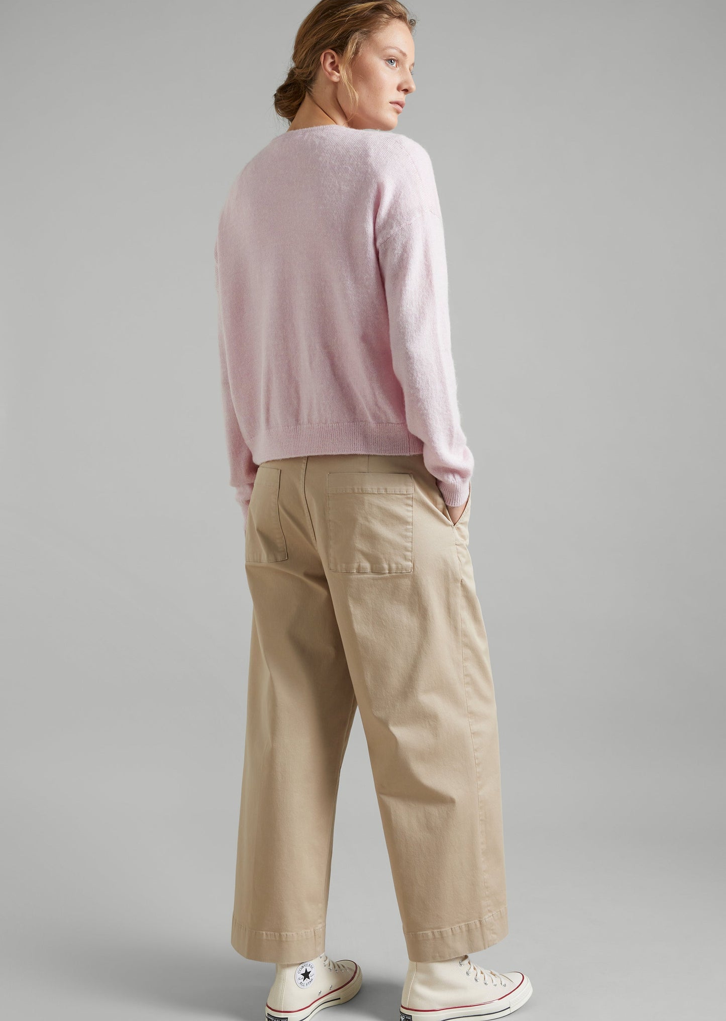 Crew Neck Cardigan