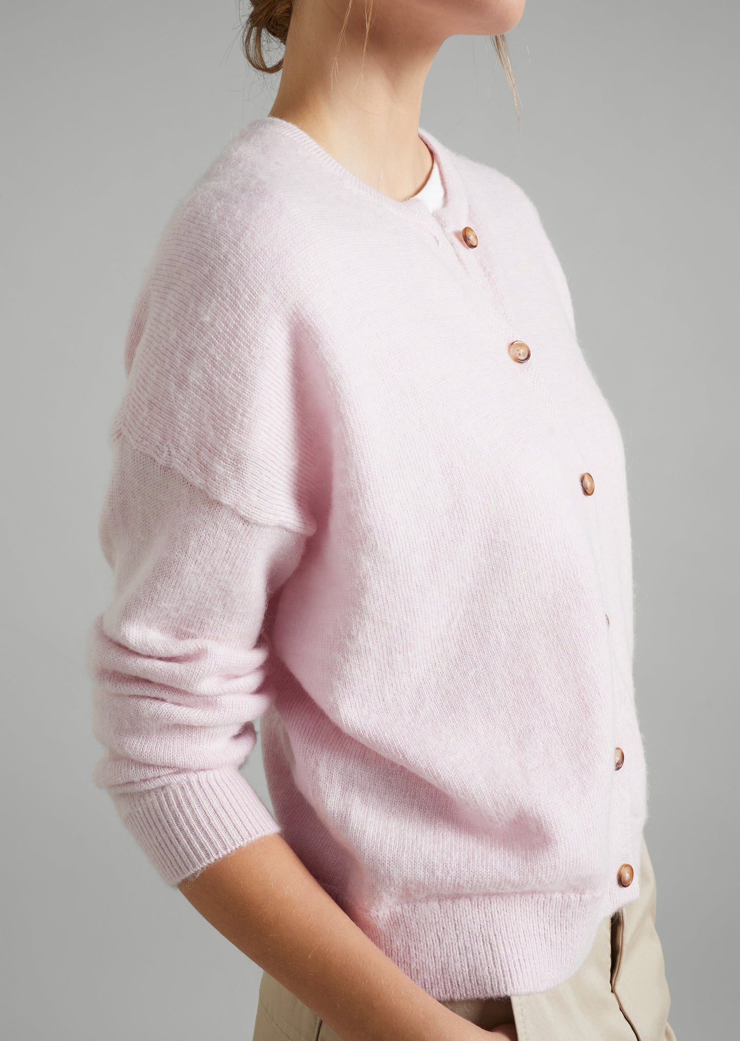Crew Neck Cardigan