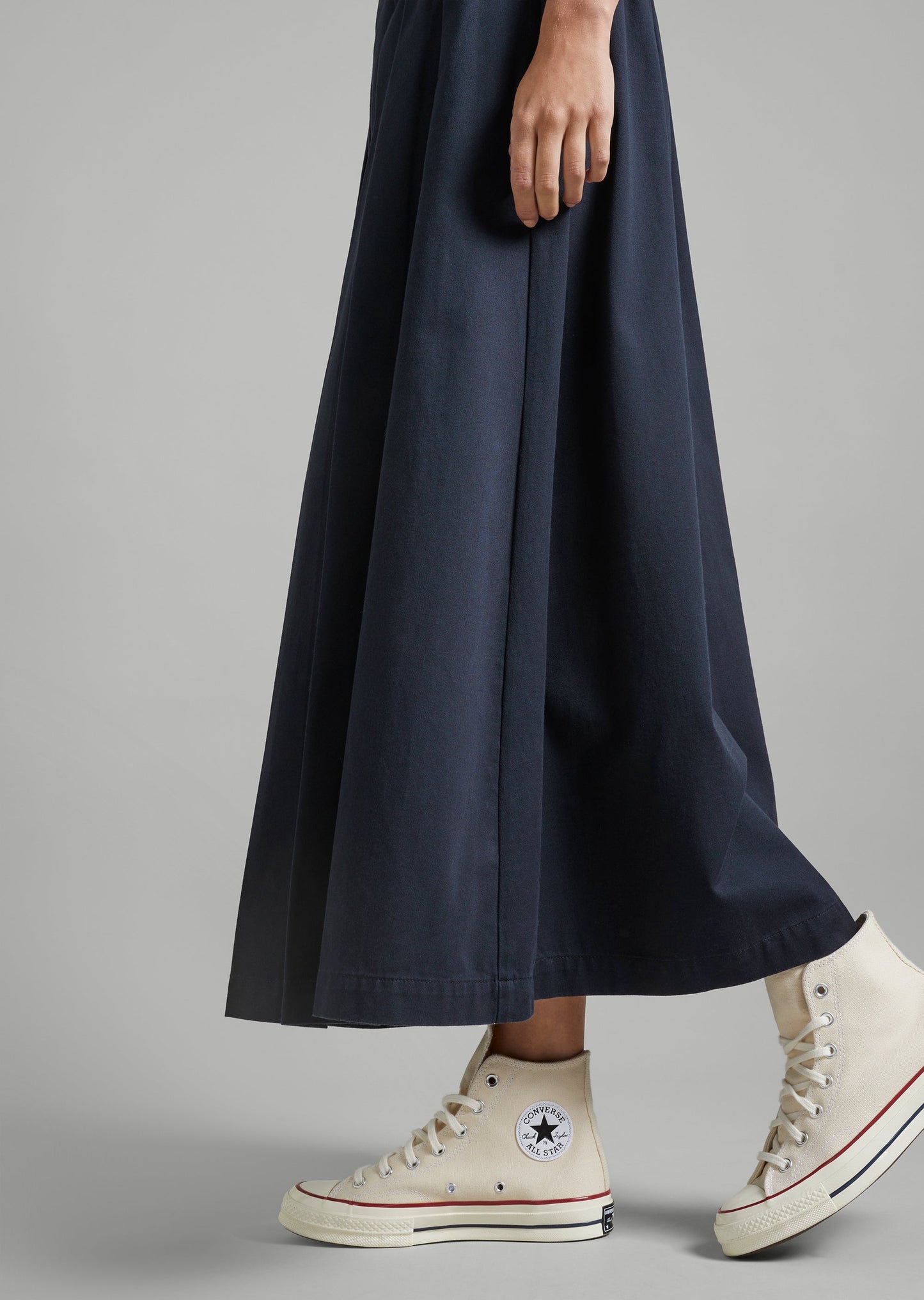 Pleat Front Skirt