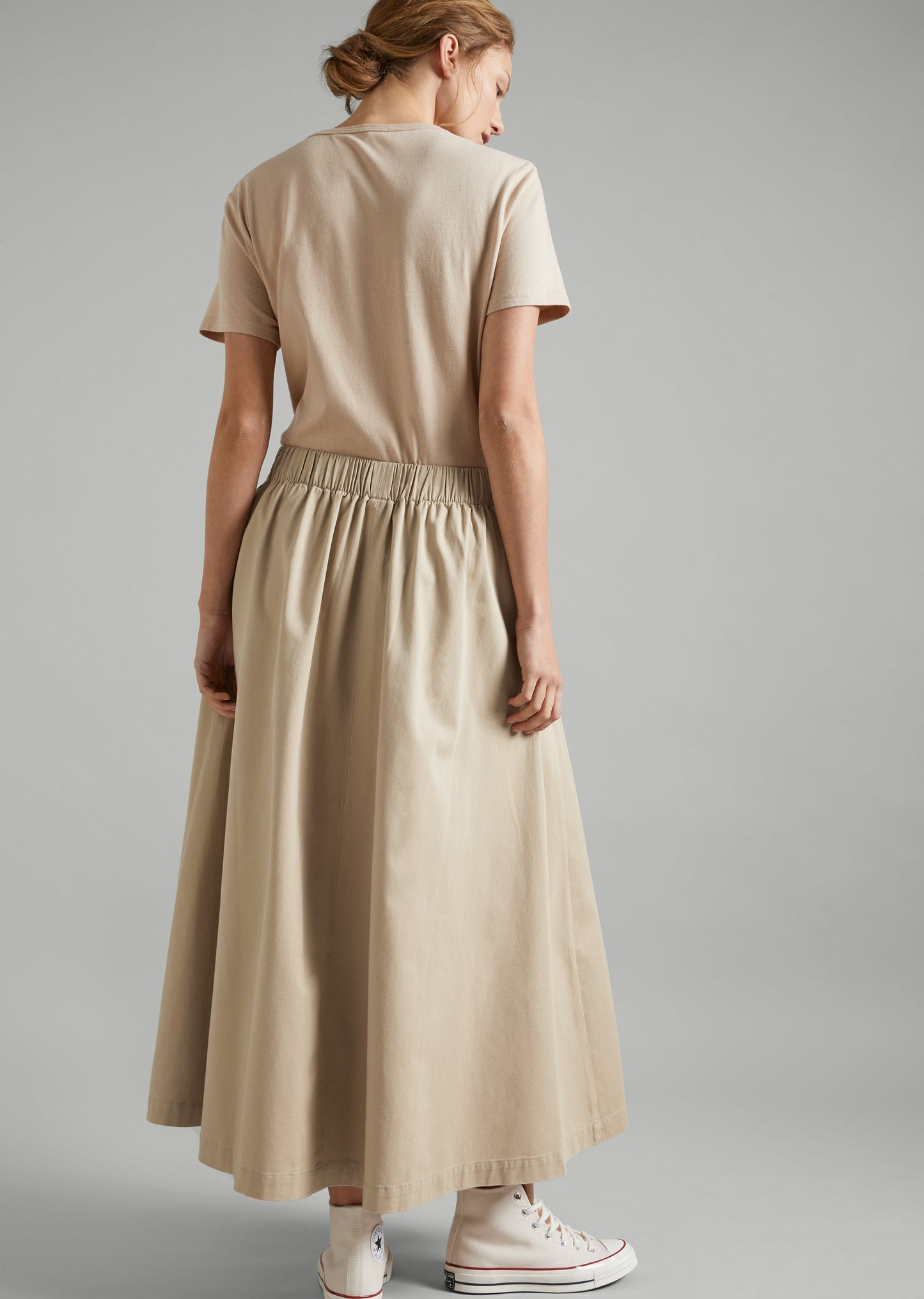 Pleat Front Skirt