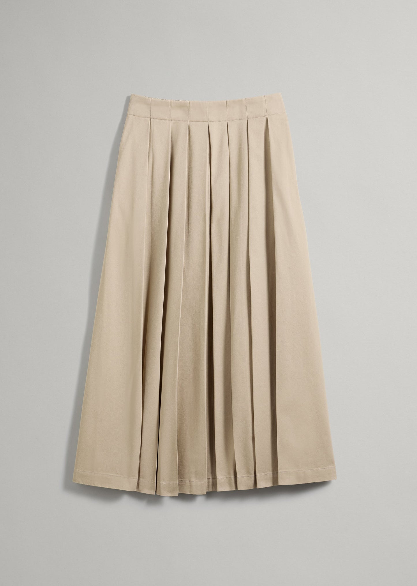 Pleat Front Skirt