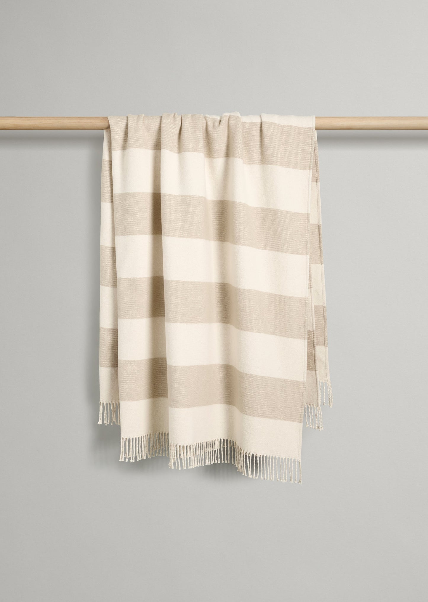 Block Stripe Coverlet Blanket