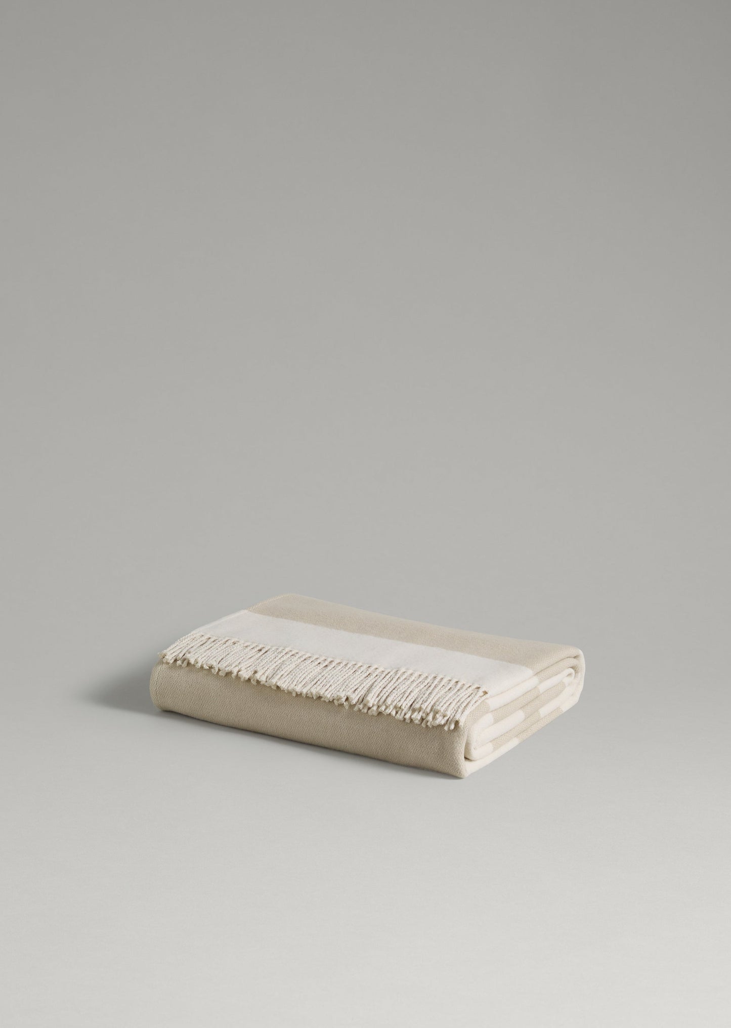 Block Stripe Coverlet Blanket