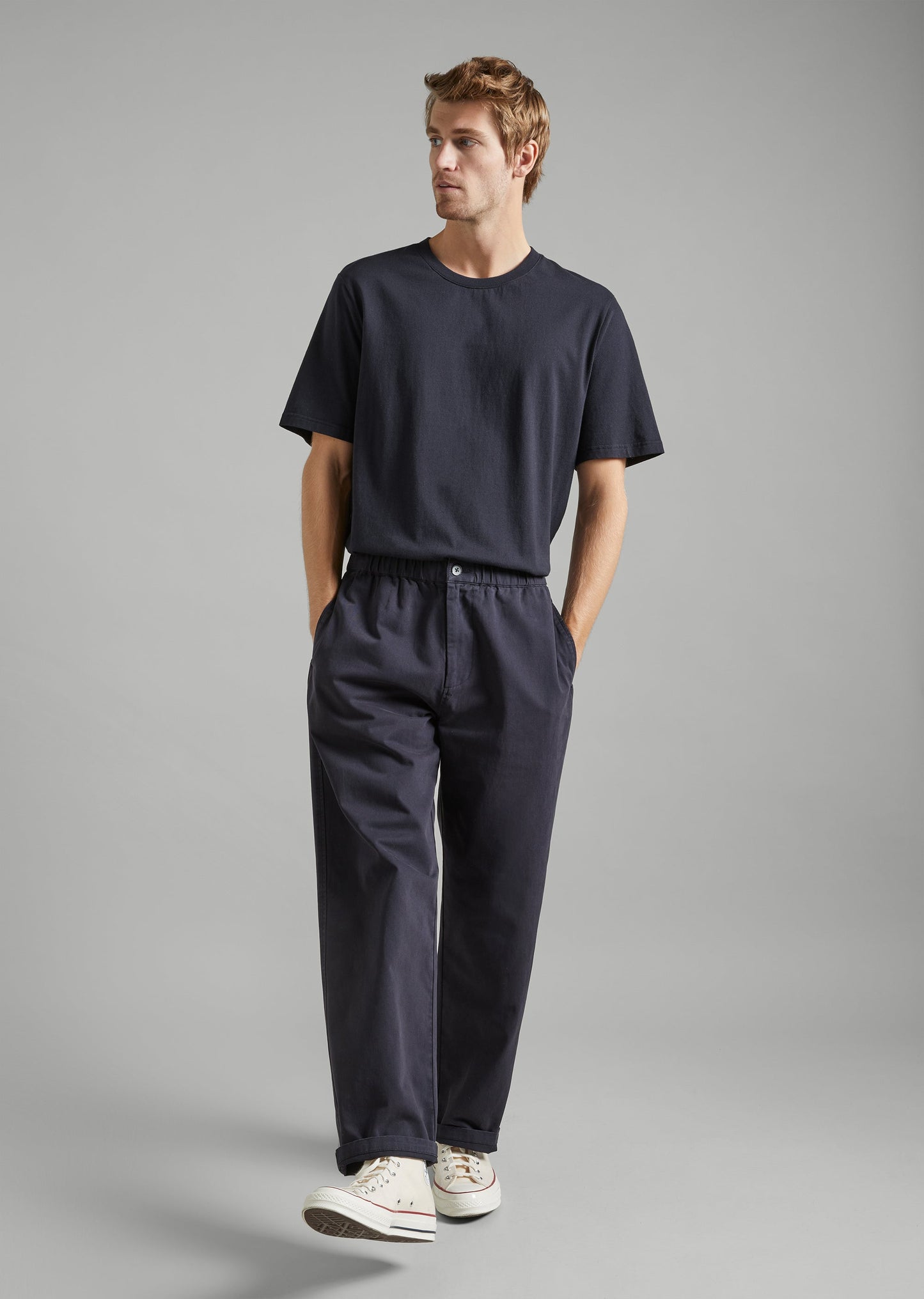 Elastic Relaxed Chino Pant