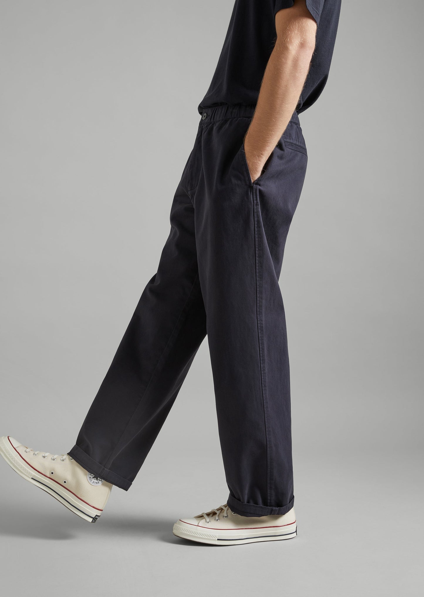 Elastic Relaxed Chino Pant