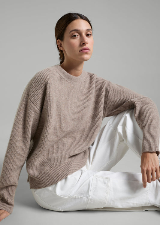 Ribbed Boxy Knit