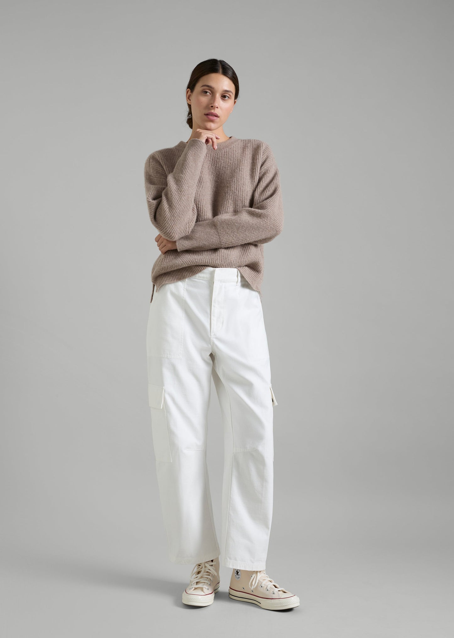 Ribbed Boxy Knit