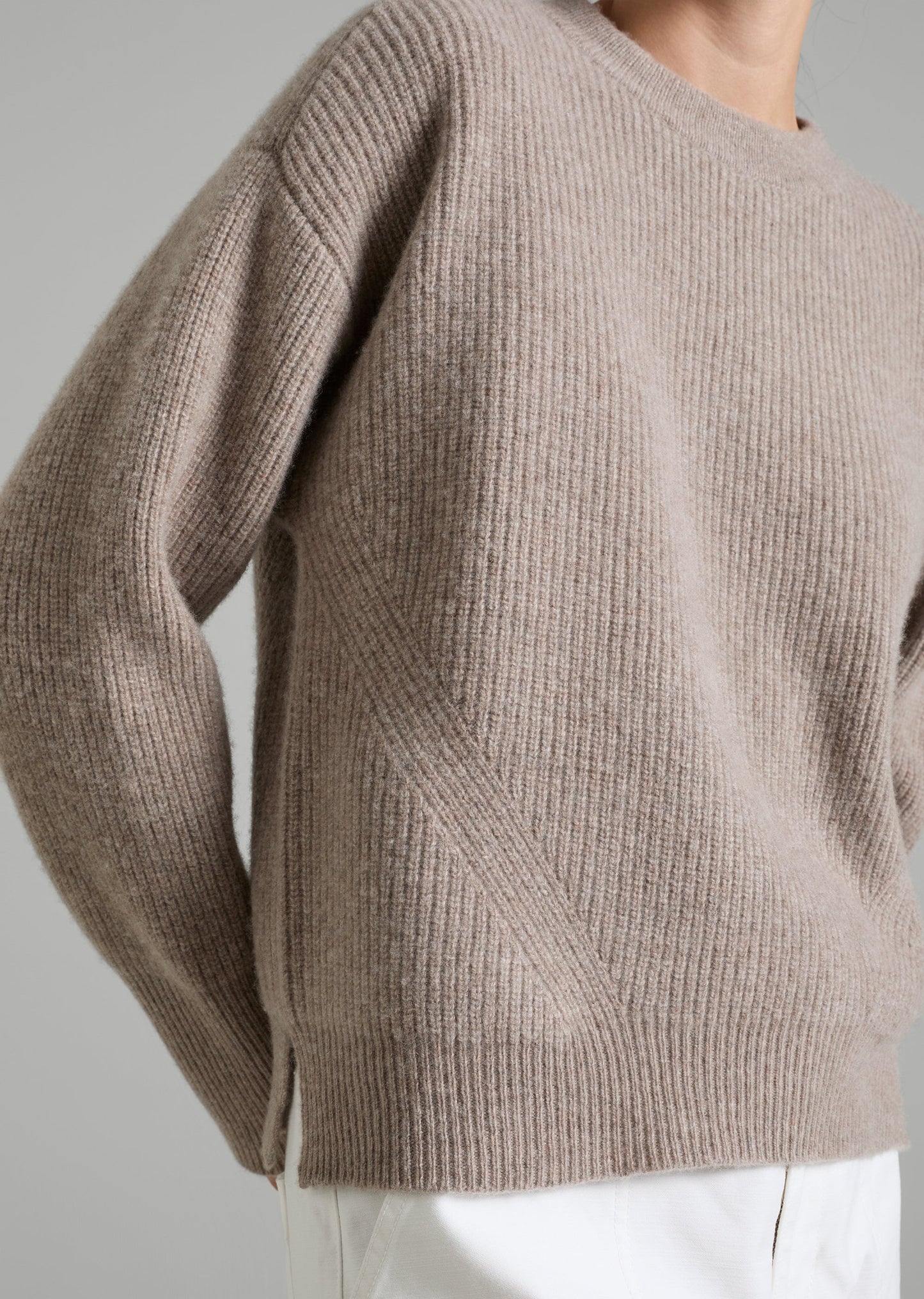 Ribbed Boxy Knit
