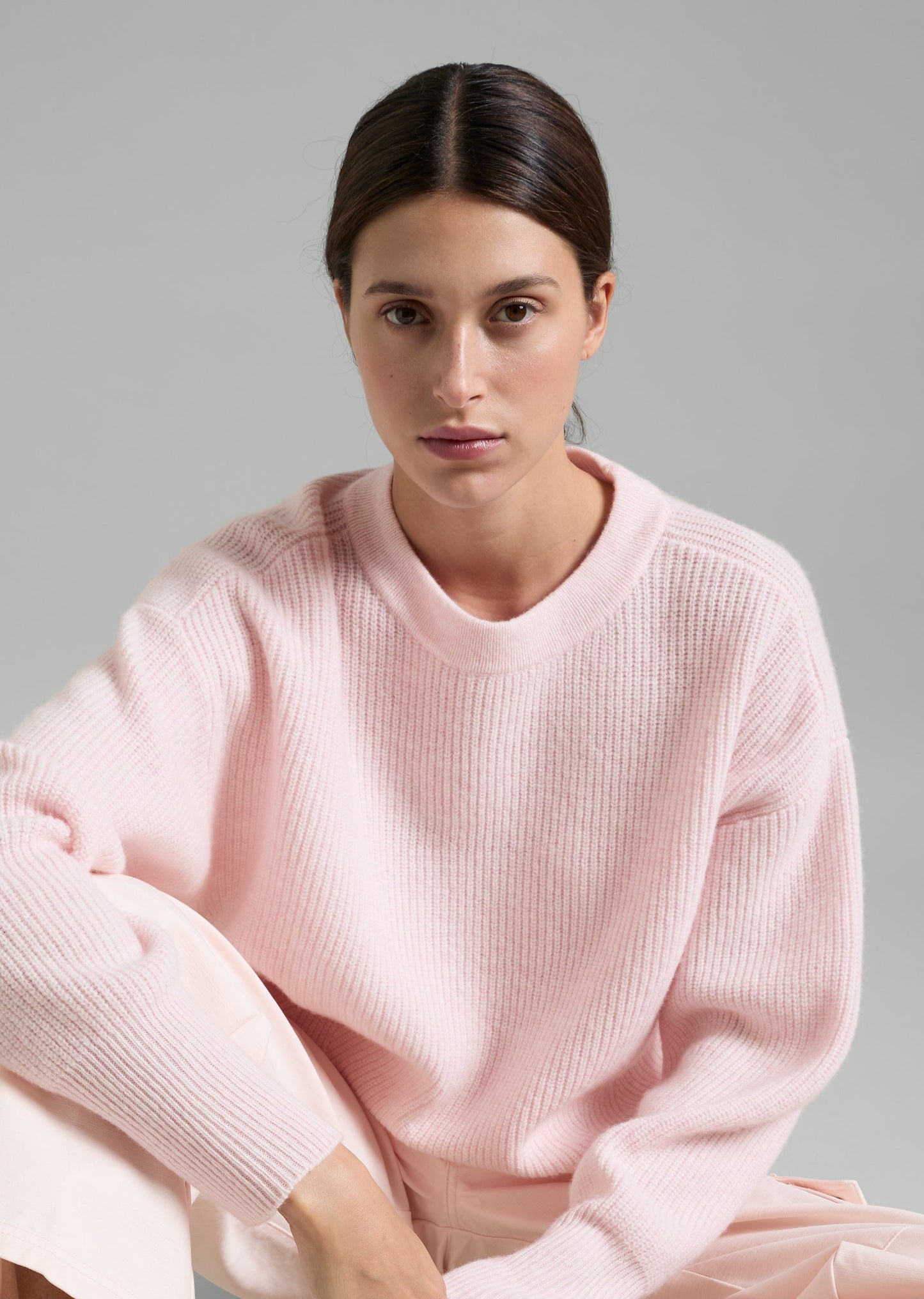 Ribbed Boxy Knit