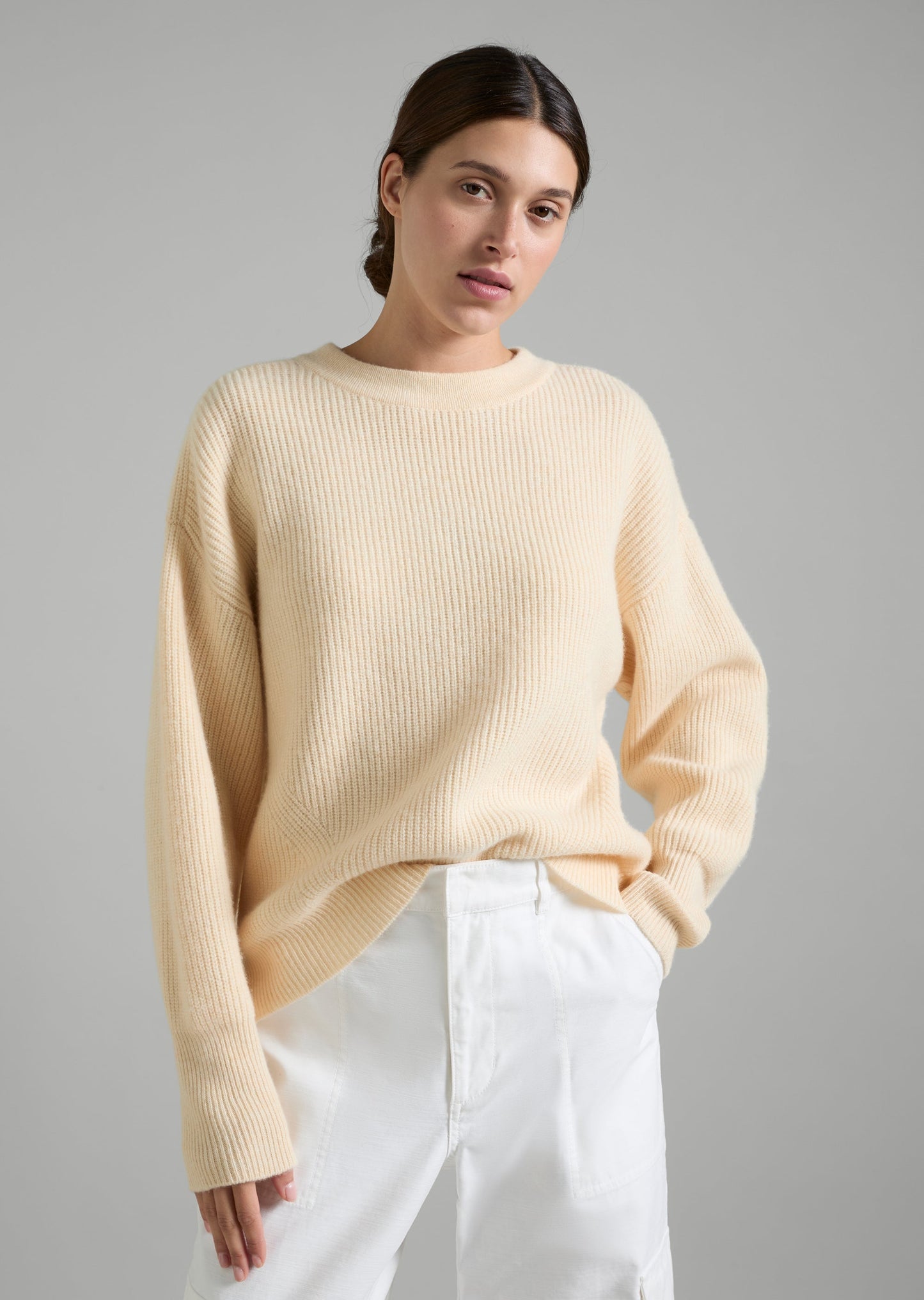 Ribbed Boxy Knit
