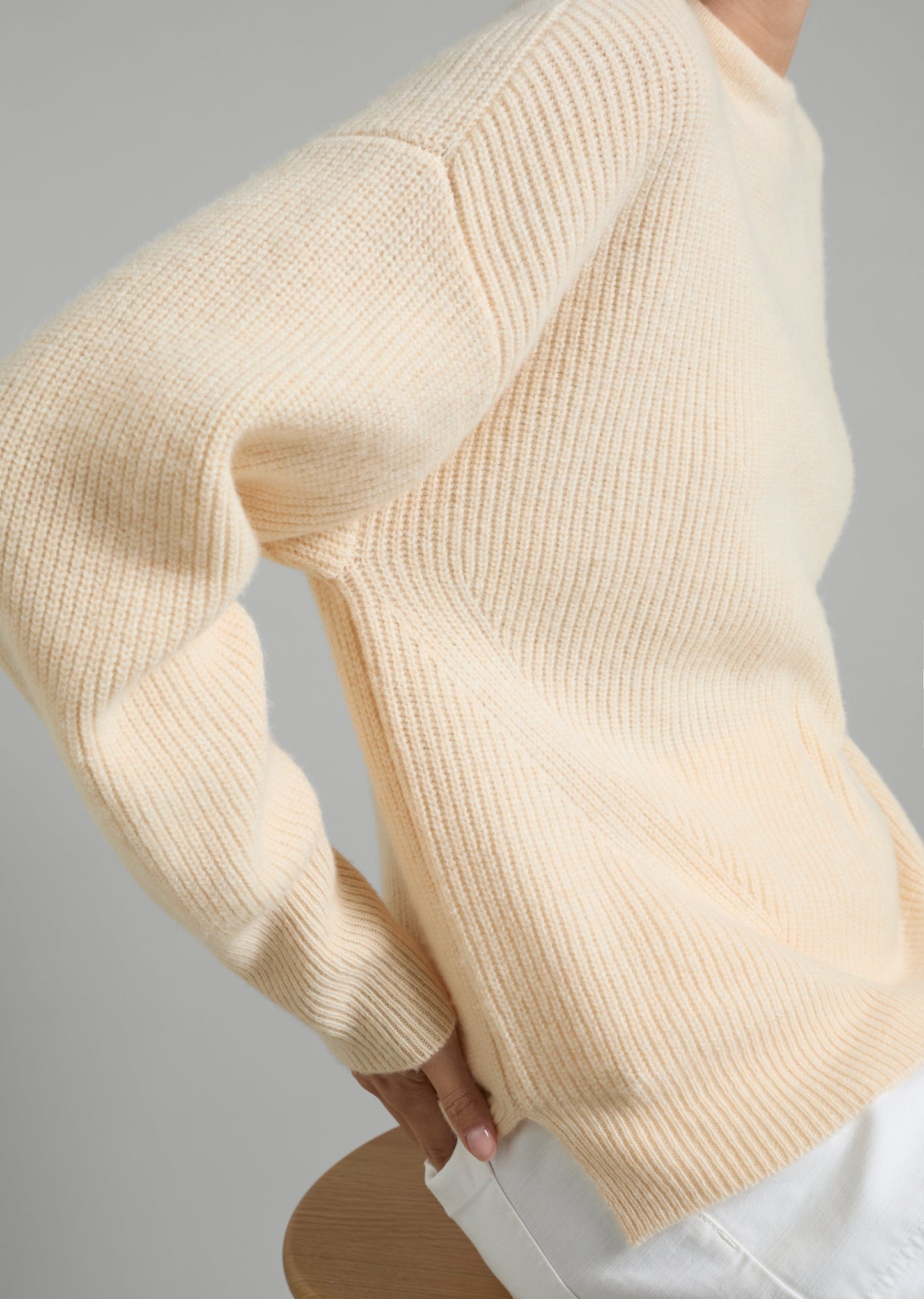 Ribbed Boxy Knit