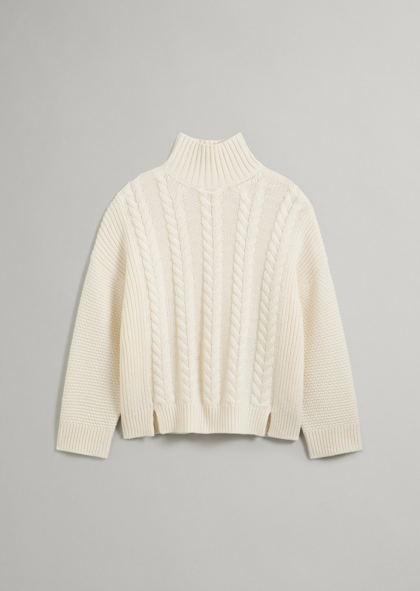 Cable Turtle Neck Knit