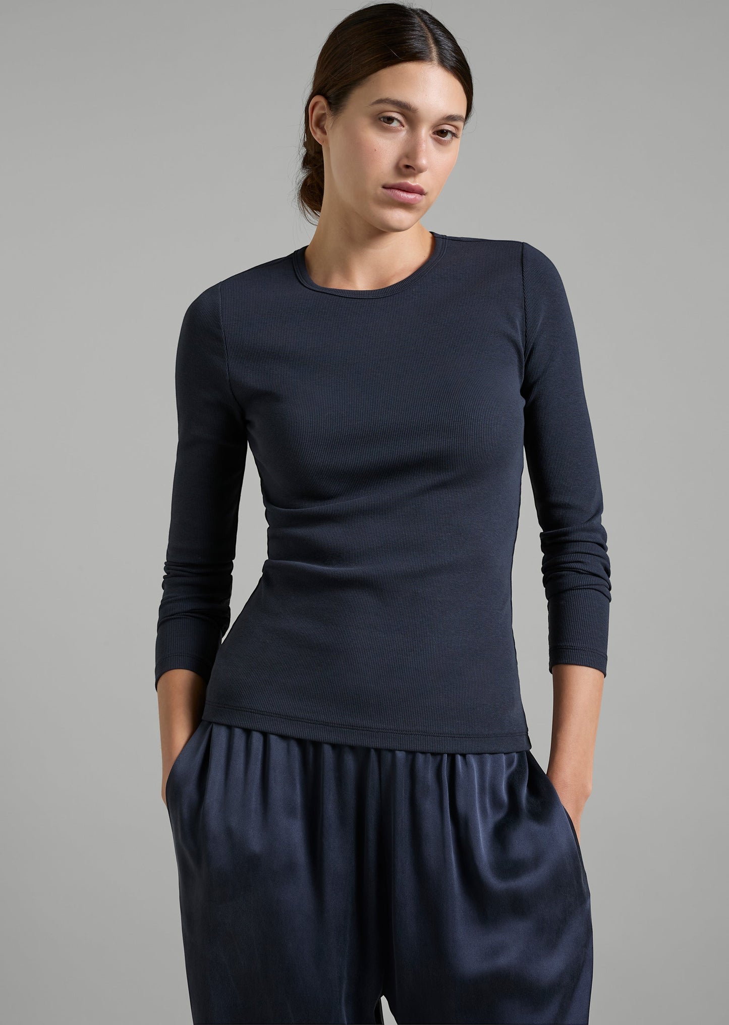 Rib LS Tee