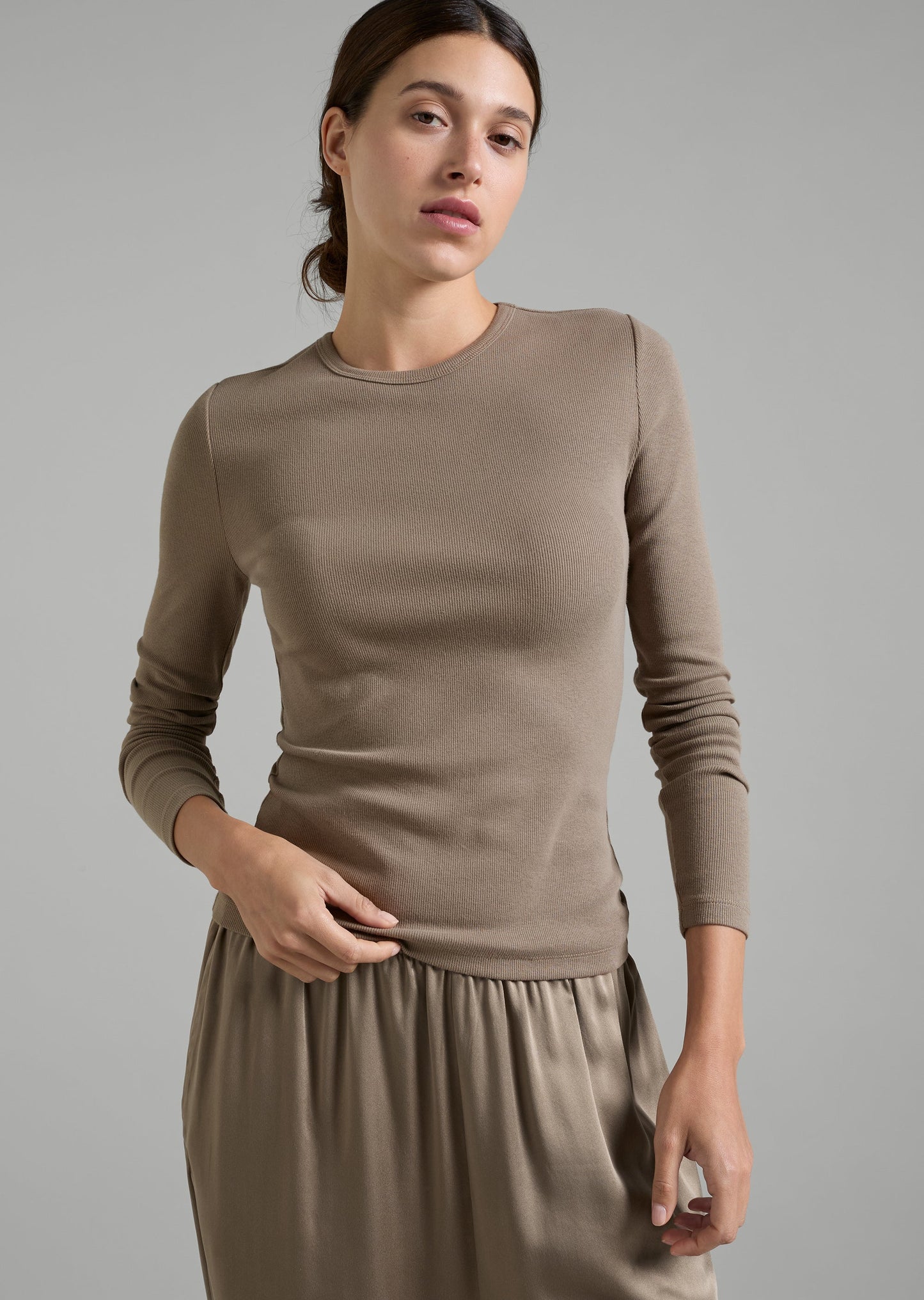 Rib LS Tee