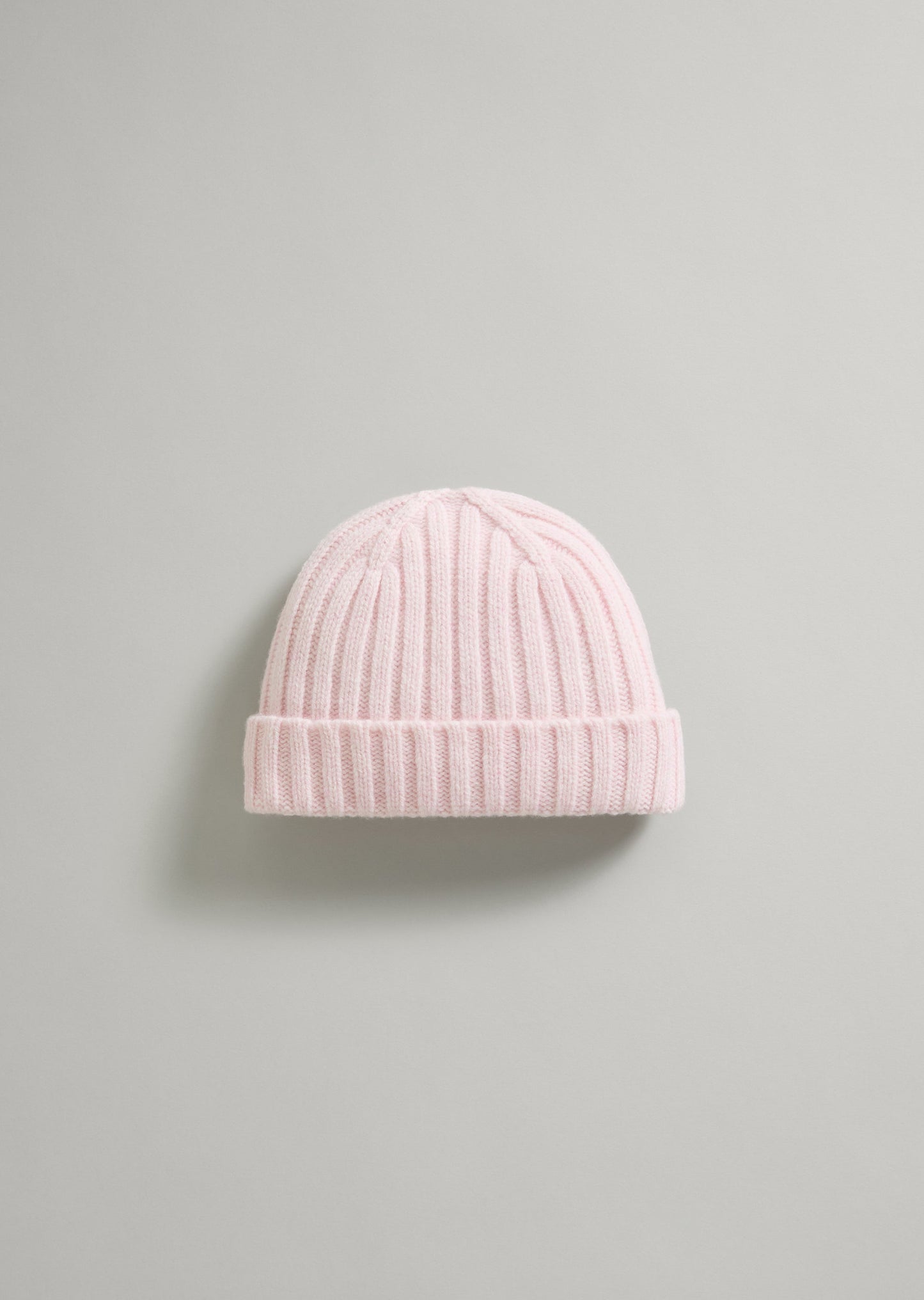 Lambswool Rib Knit Beanie
