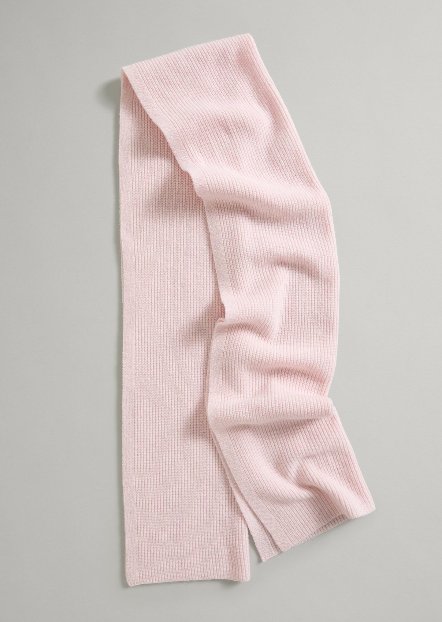 Lambswool Rib Knit Scarf