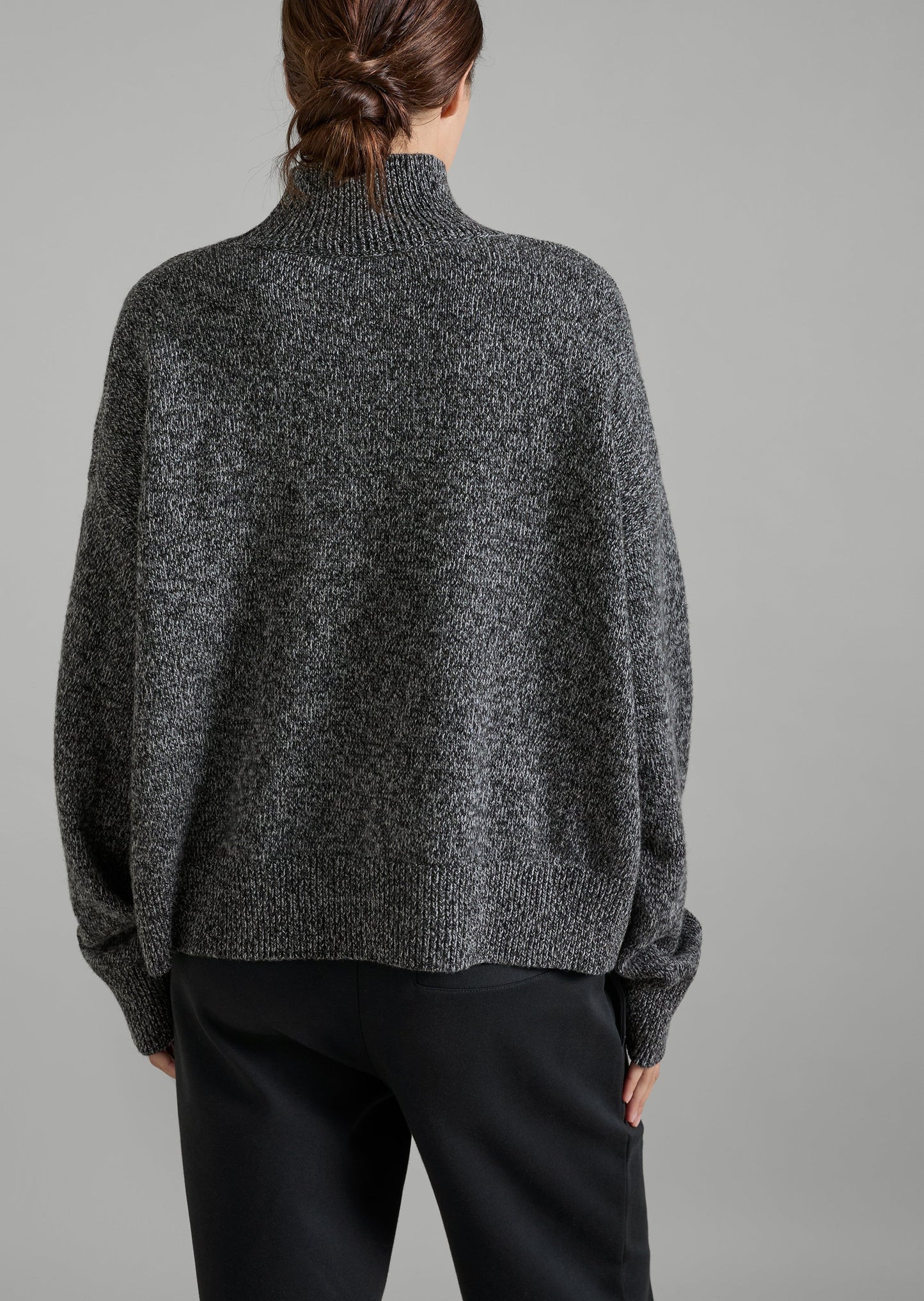 Tweed Turtleneck Knit