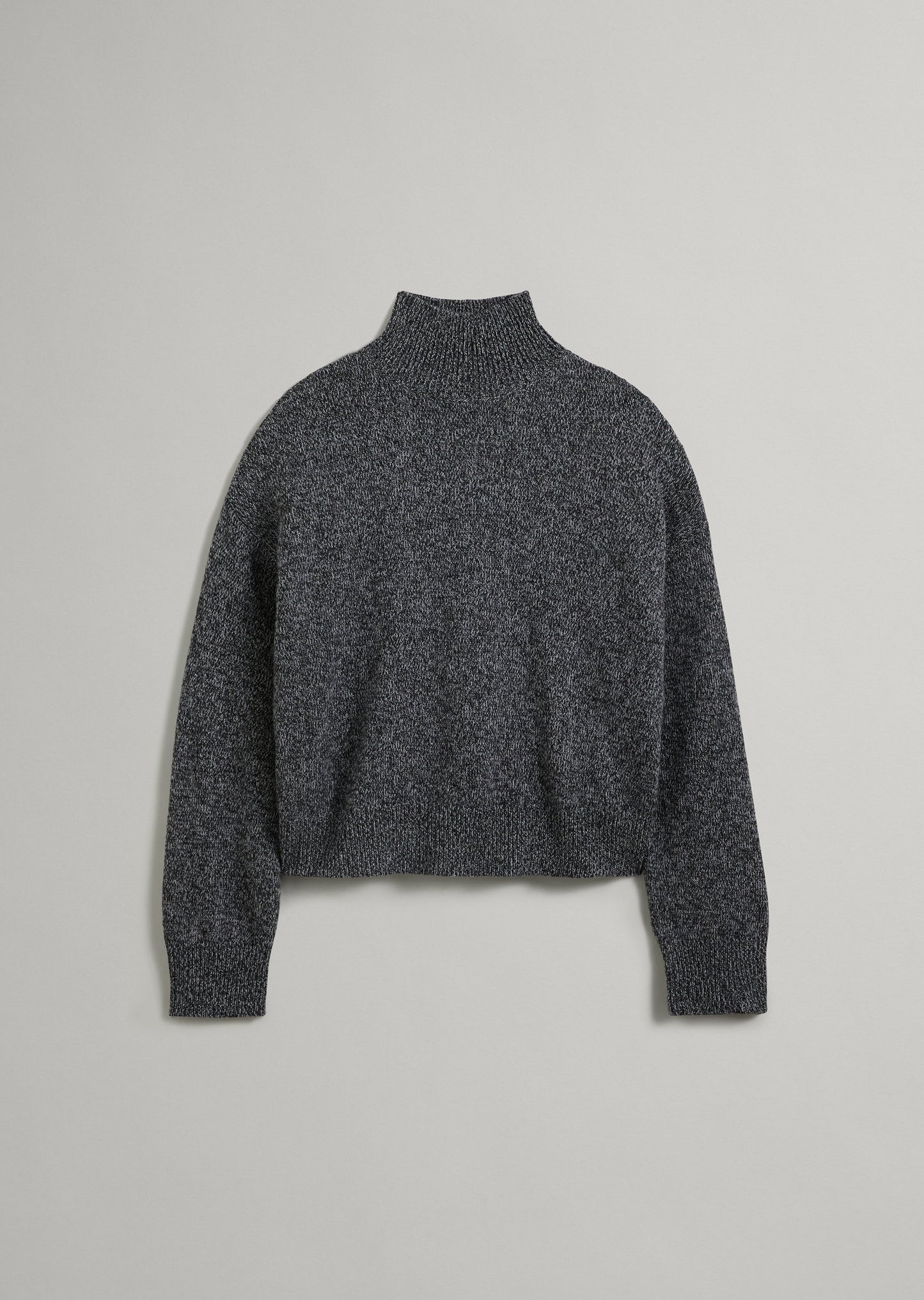Tweed Turtleneck Knit