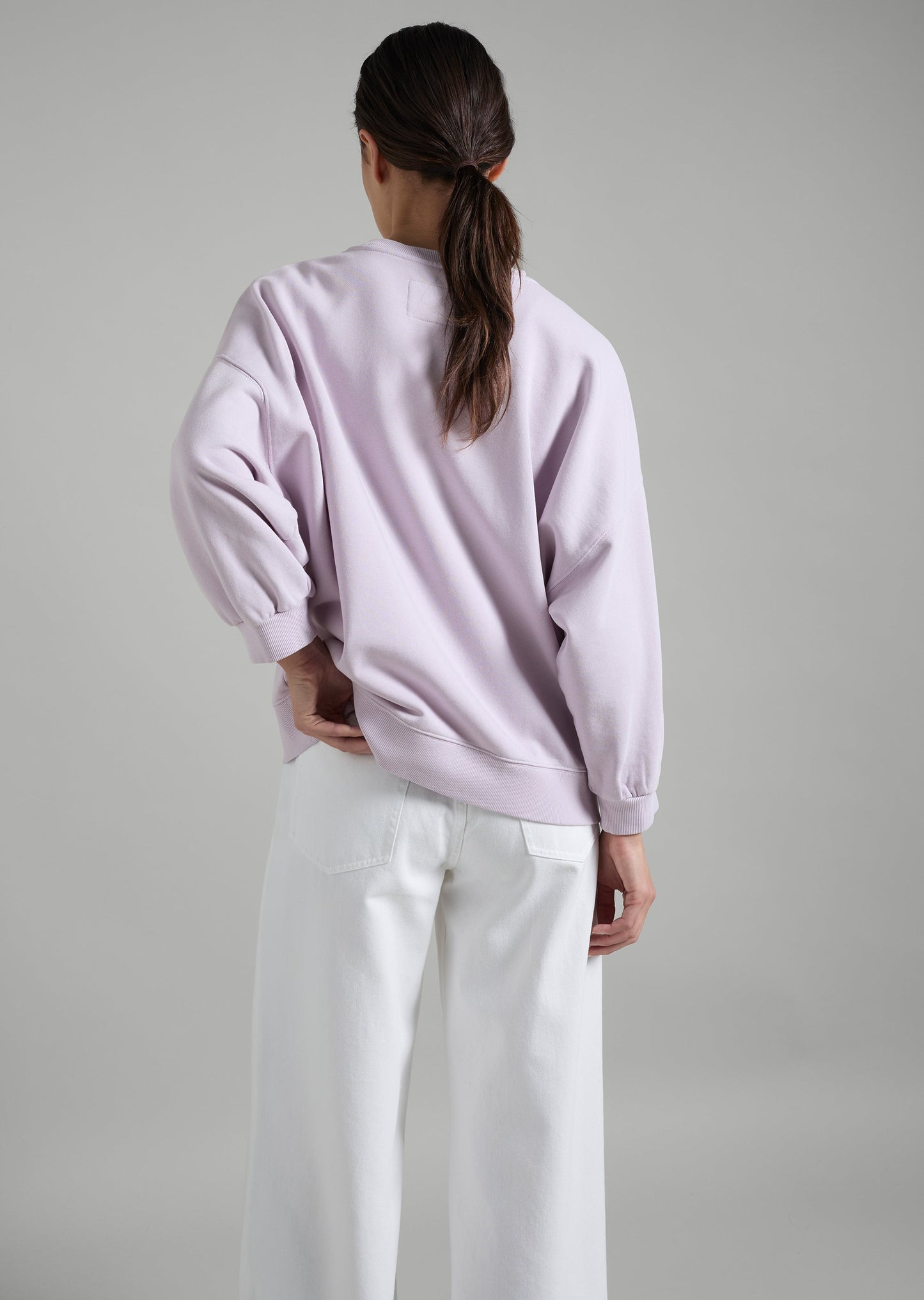 Gathered Sleeve Sweat